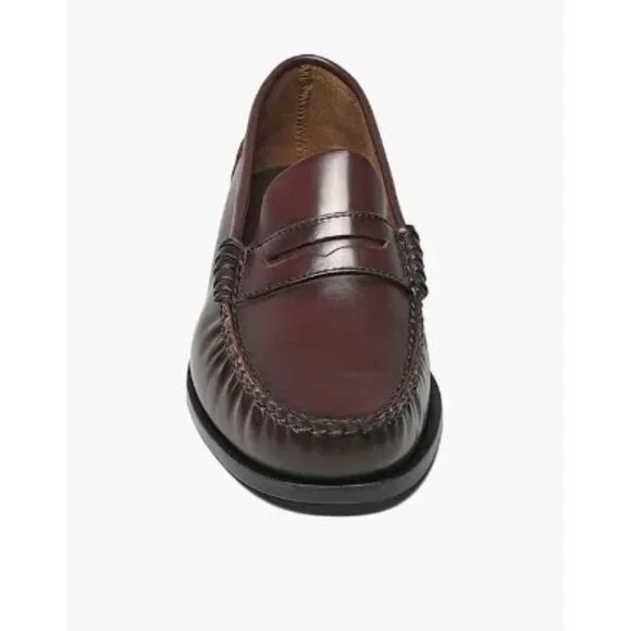 NIB Florsheim Berkley Men's Moc Toe Penny Loafer Burgundy Size 9 $145 [jb] - Picture 3 of 16
